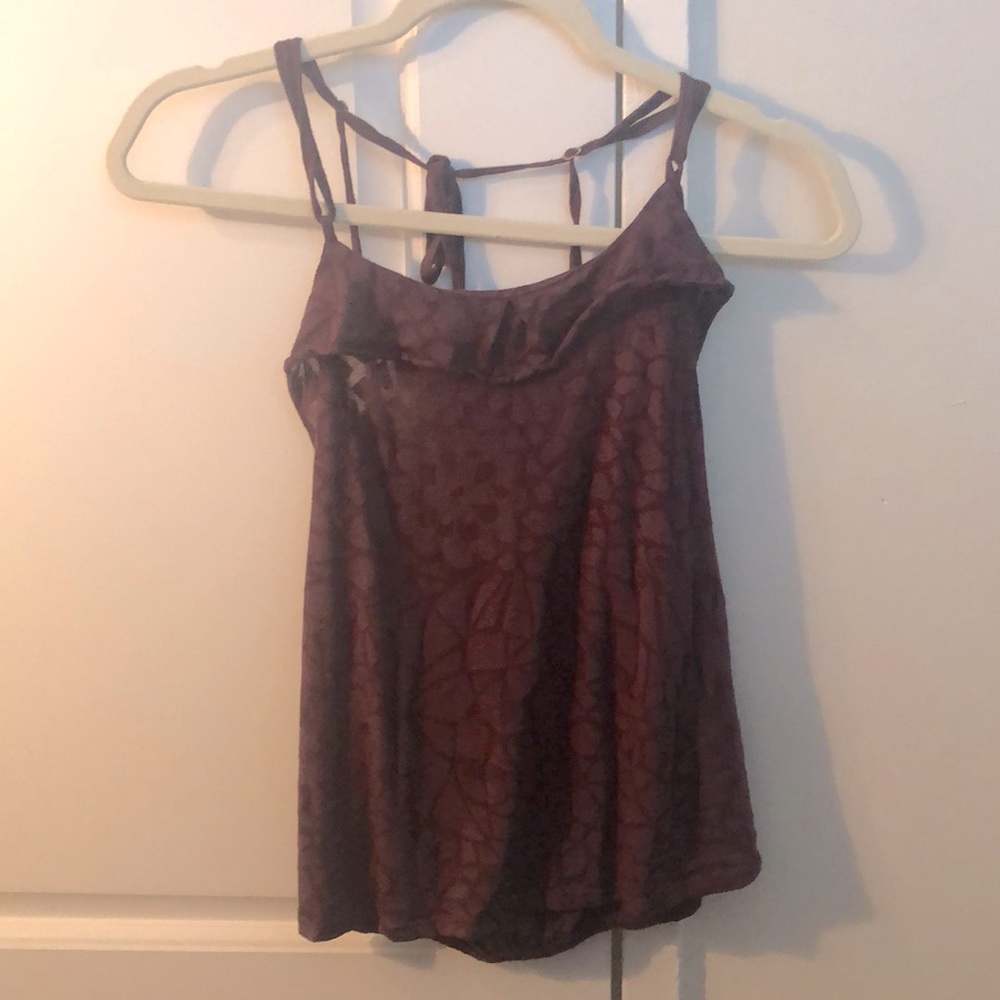 Silence & Noise adjustable tank top maroon